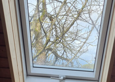 Dachfenster Nach Sanierung Eingebaut