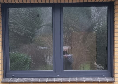 Neues Doppelfenster In Klinkerfassade